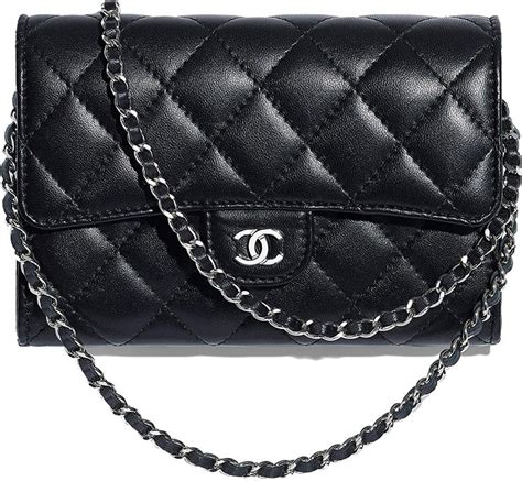 chanel classic clutch vs wallet on a chain|Chanel clutch with chain 2021.